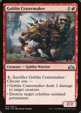 Goblin Cratermaker [Guilds of Ravnica] | Jack's On Queen