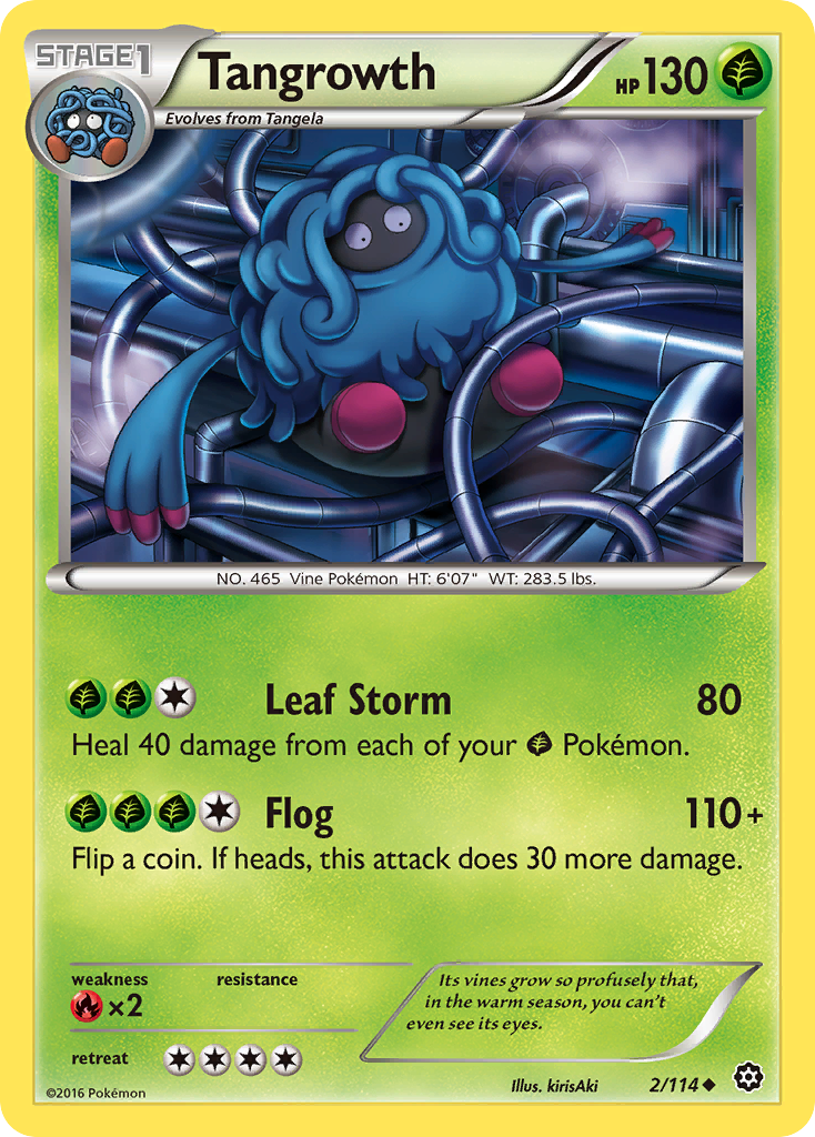 Tangrowth (2/114) [XY: Steam Siege] | Jack's On Queen