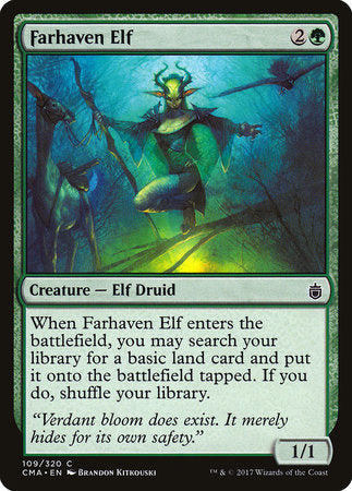 Farhaven Elf [Commander Anthology] | Jack's On Queen