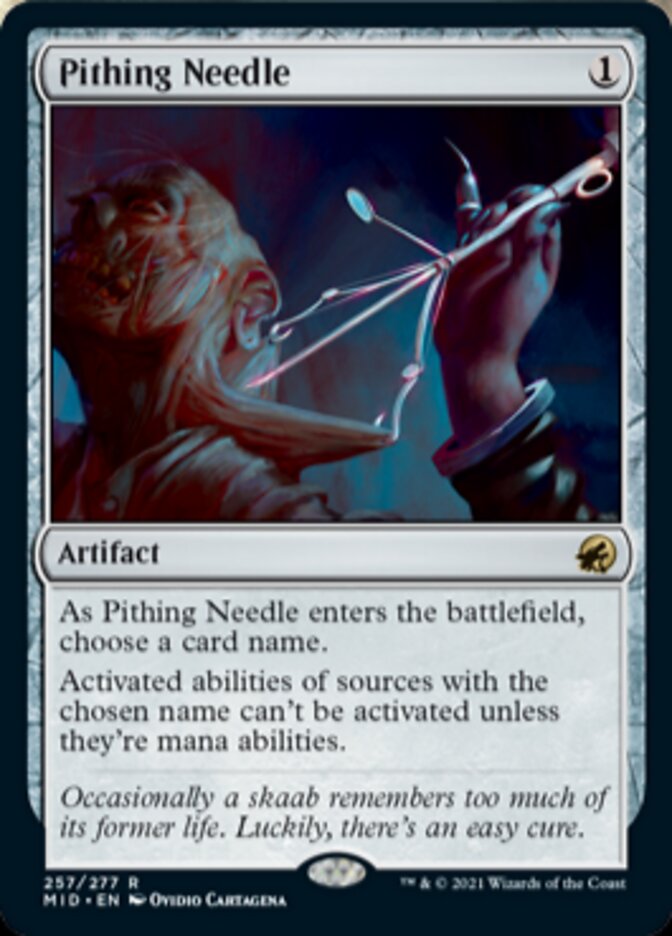 Pithing Needle [Innistrad: Midnight Hunt] | Jack's On Queen