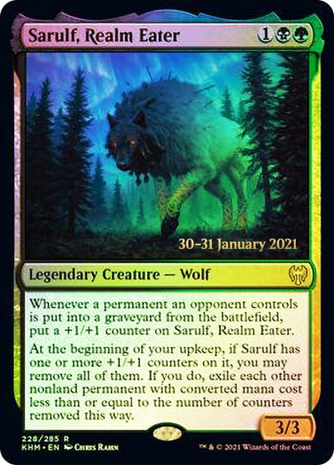 Sarulf, Realm Eater  [Kaldheim Prerelease Promos] | Jack's On Queen