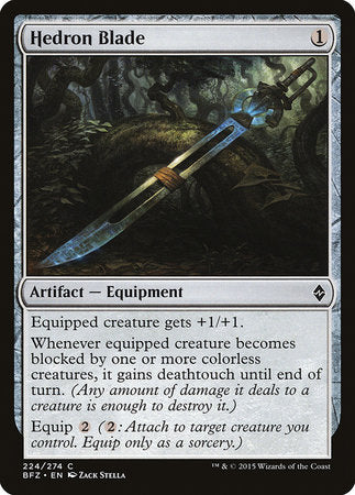 Hedron Blade [Battle for Zendikar] | Jack's On Queen