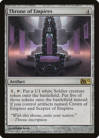 Throne of Empires [Magic 2012] | Jack's On Queen