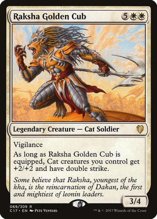 Raksha Golden Cub [Commander 2017] | Jack's On Queen
