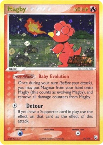 Magby (24/109) (Stamped) [EX: Team Rocket Returns] | Jack's On Queen