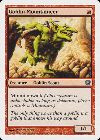 Goblin Mountaineer [Ninth Edition] | Jack's On Queen