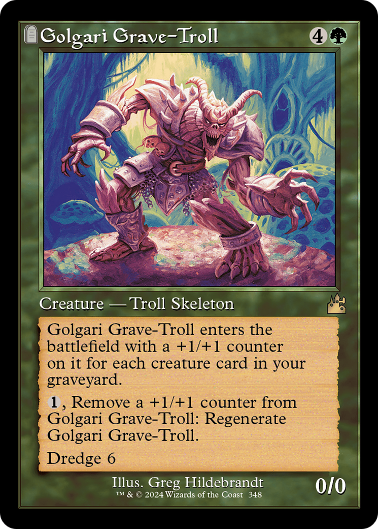 Golgari Grave-Troll (Retro Frame) [Ravnica Remastered] | Jack's On Queen