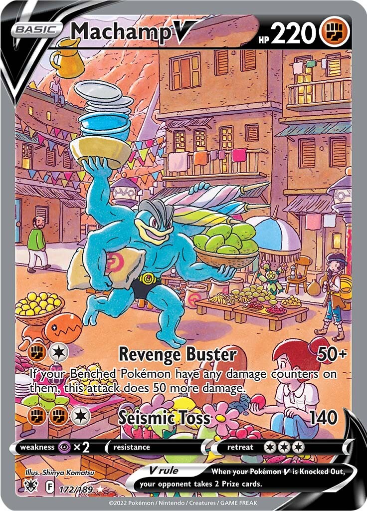 Machamp V (172/189) [Sword & Shield: Astral Radiance] | Jack's On Queen