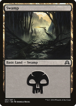 Swamp (291) [Shadows over Innistrad] | Jack's On Queen