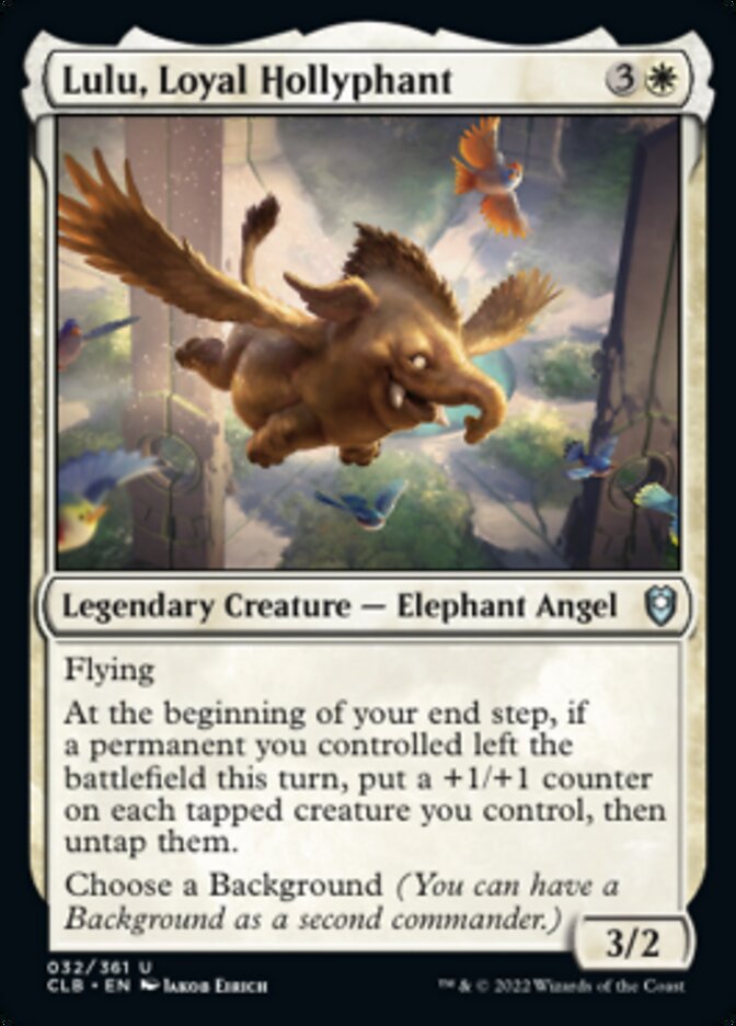 Lulu, Loyal Hollyphant [Commander Legends: Battle for Baldur's Gate] | Jack's On Queen