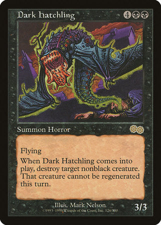 Dark Hatchling [Urza's Saga] | Jack's On Queen