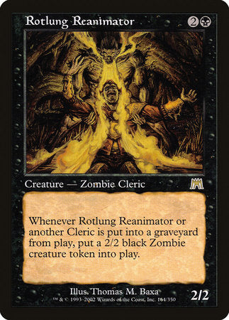 Rotlung Reanimator [Onslaught] | Jack's On Queen