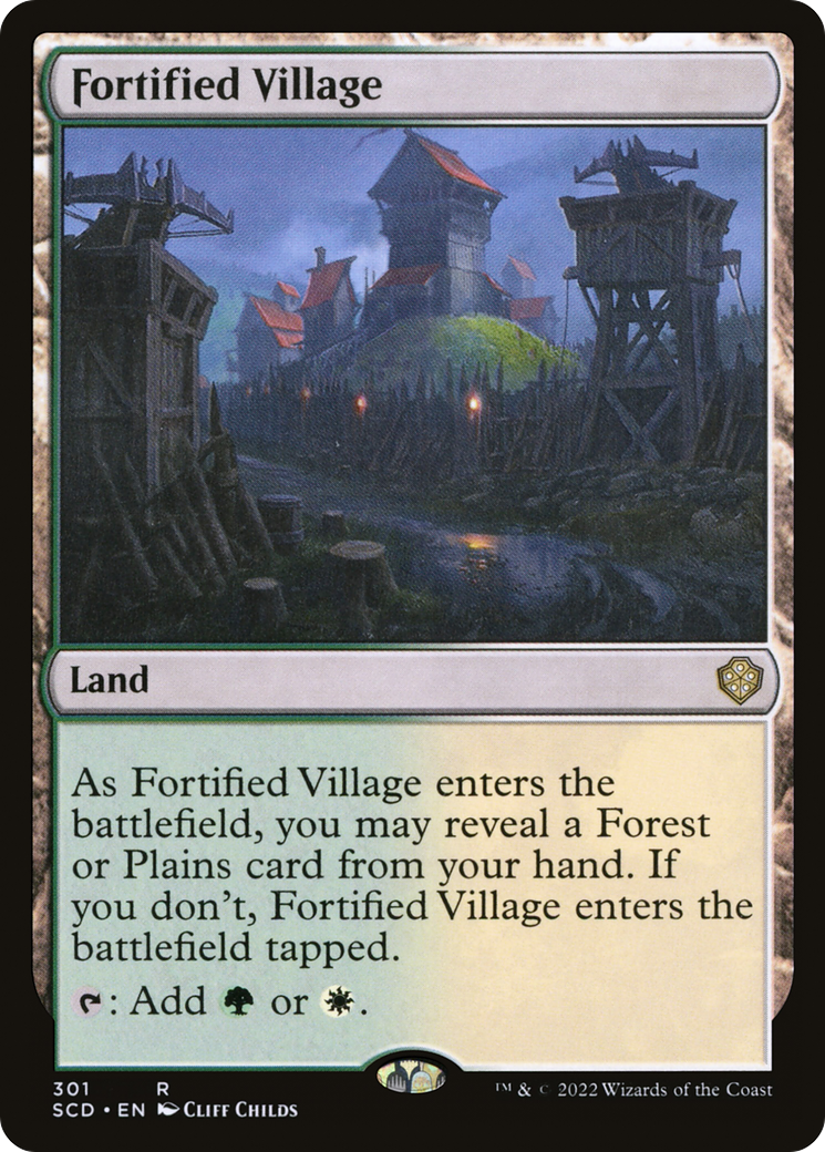 Fortified Village [Starter Commander Decks] | Jack's On Queen