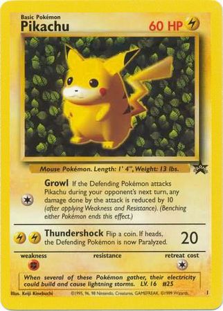 Pikachu (1) (Promo) [Wizards of the Coast: Black Star Promos] | Jack's On Queen