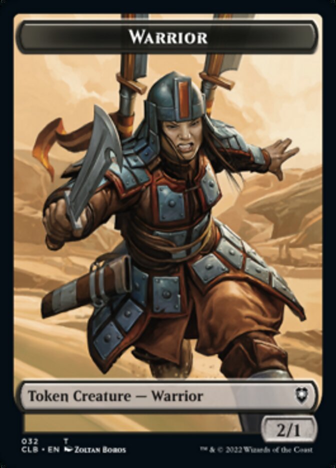 Warrior // Inkling Double-sided Token [Commander Legends: Battle for Baldur's Gate Tokens] | Jack's On Queen