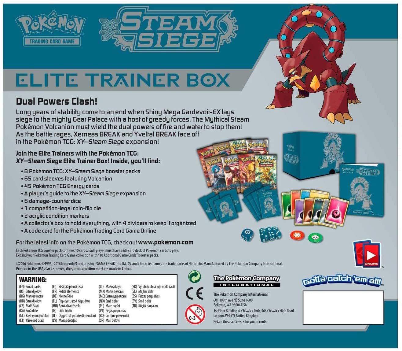 XY: Steam Siege - Elite Trainer Box | Jack's On Queen