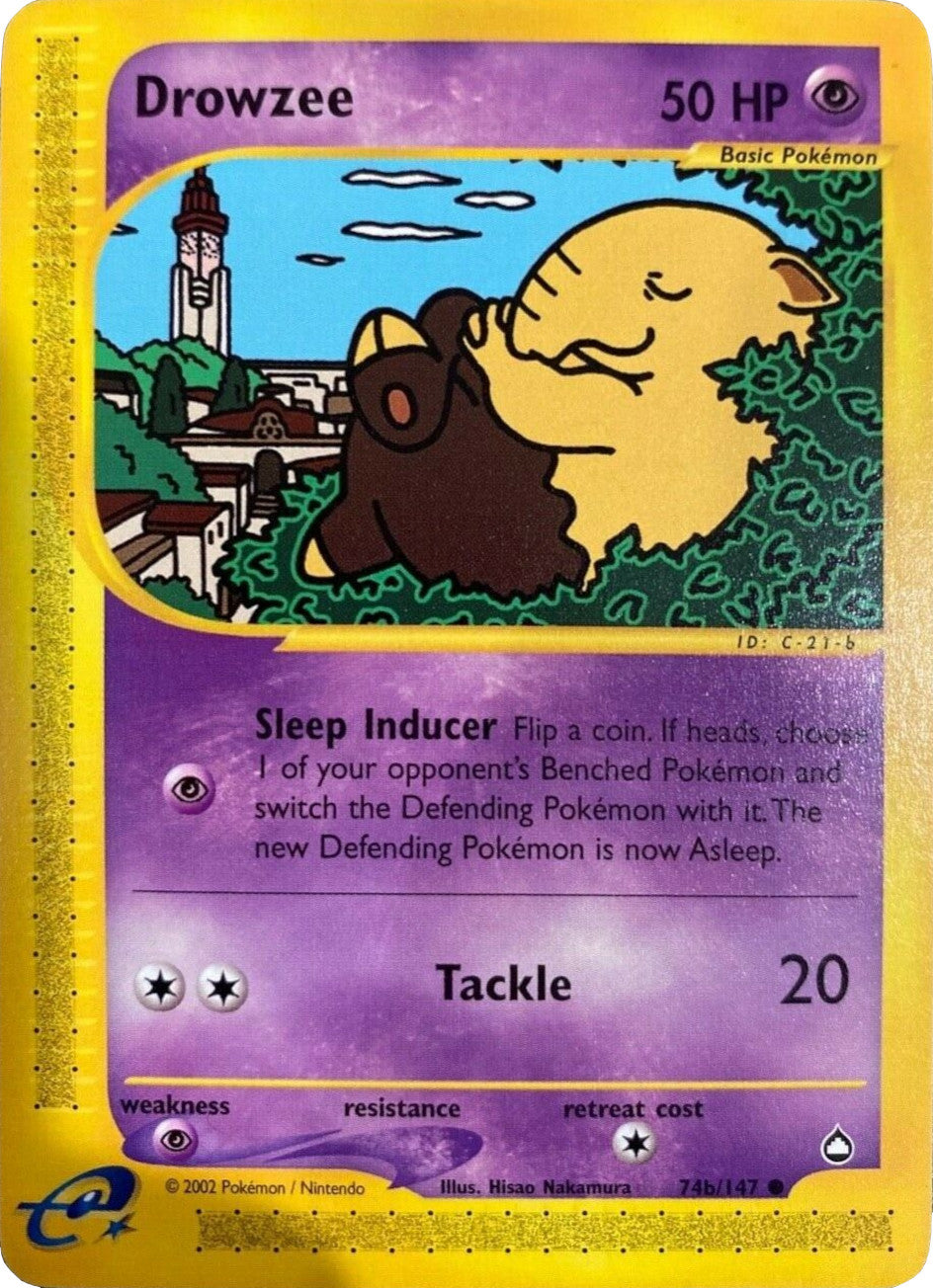 Drowzee (74b/147) [Aquapolis] | Jack's On Queen