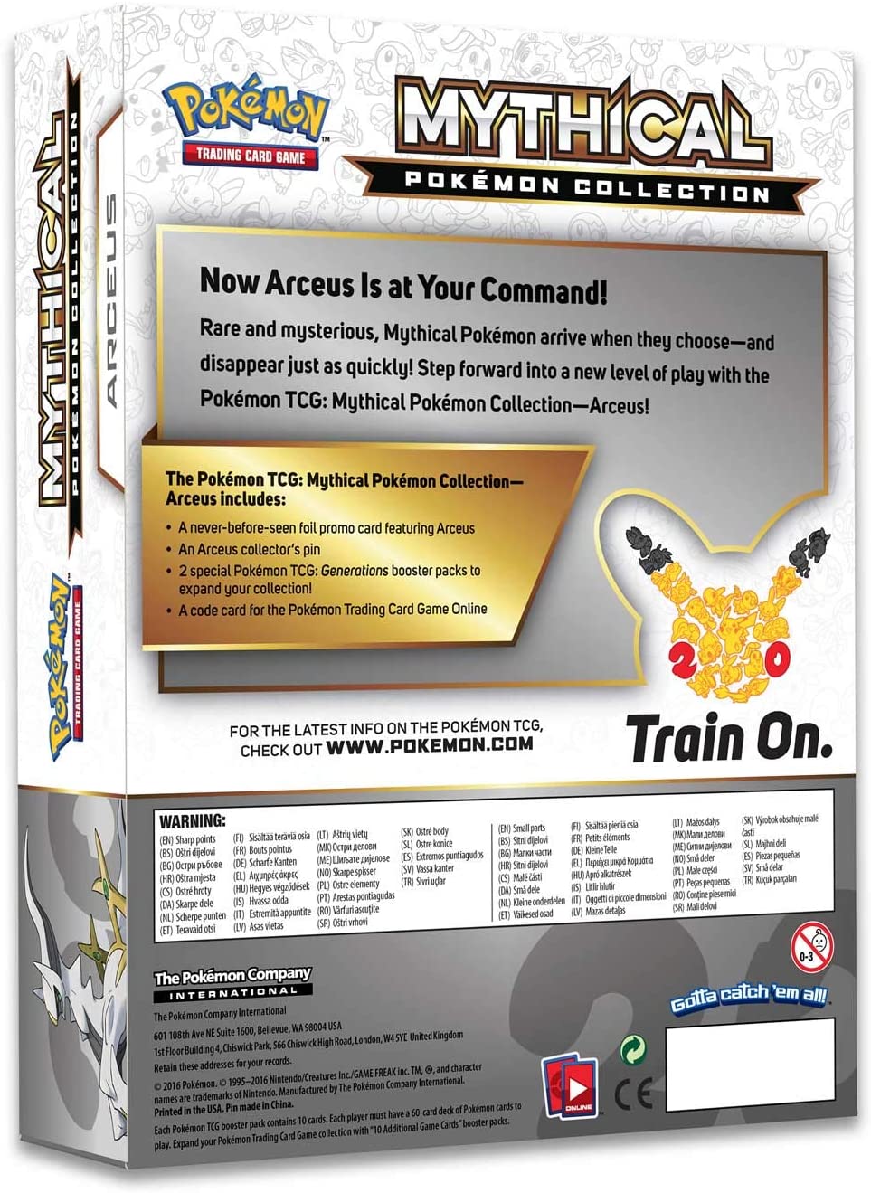 Generations - Mythical Pokemon Collection Case (Arceus) | Jack's On Queen