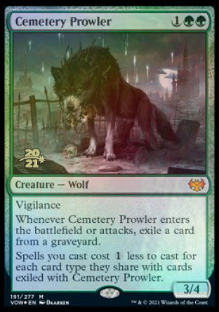 Cemetery Prowler [Innistrad: Crimson Vow Prerelease Promos] | Jack's On Queen