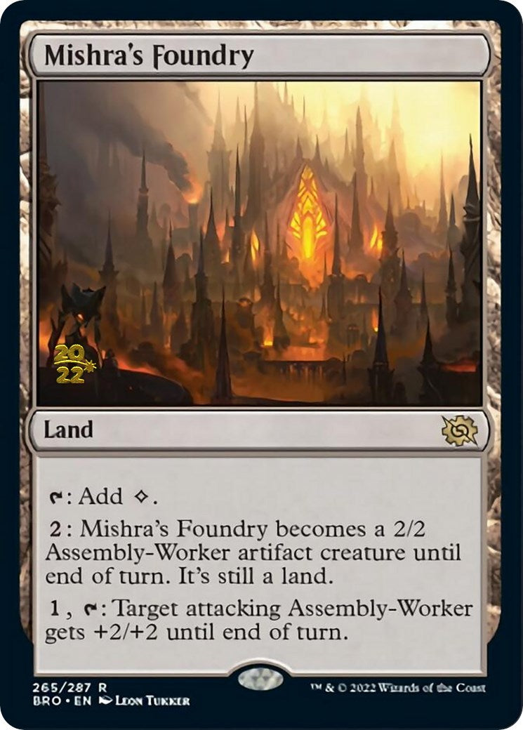 Mishra's Foundry [The Brothers' War: Prerelease Promos] | Jack's On Queen