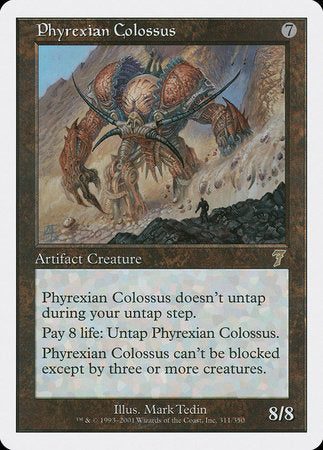 Phyrexian Colossus [Seventh Edition] | Jack's On Queen