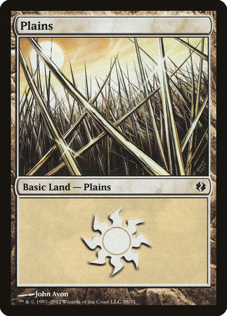 Plains (38) [Duel Decks: Venser vs. Koth] | Jack's On Queen