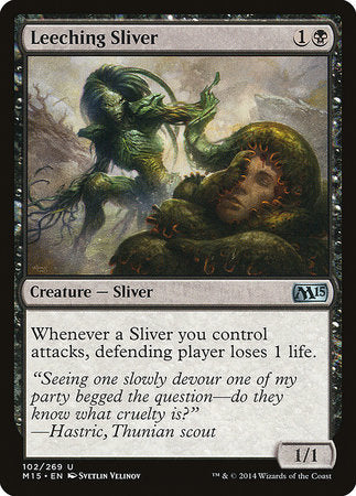 Leeching Sliver [Magic 2015] | Jack's On Queen