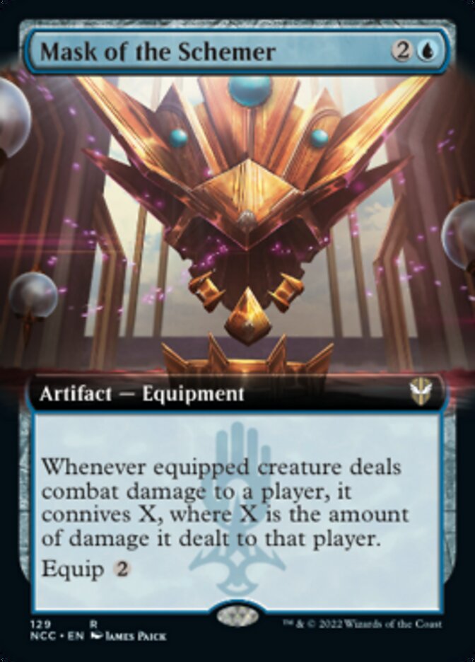 Mask of the Schemer (Extended Art) [Streets of New Capenna Commander] | Jack's On Queen
