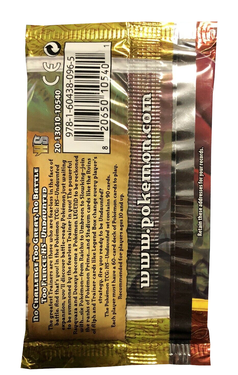 HeartGold & SoulSilver: Undaunted - Booster Pack | Jack's On Queen