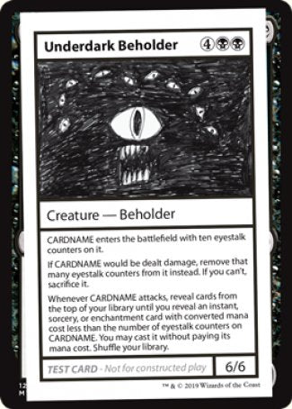 Underdark Beholder (2021 Edition) [Mystery Booster Playtest Cards] | Jack's On Queen