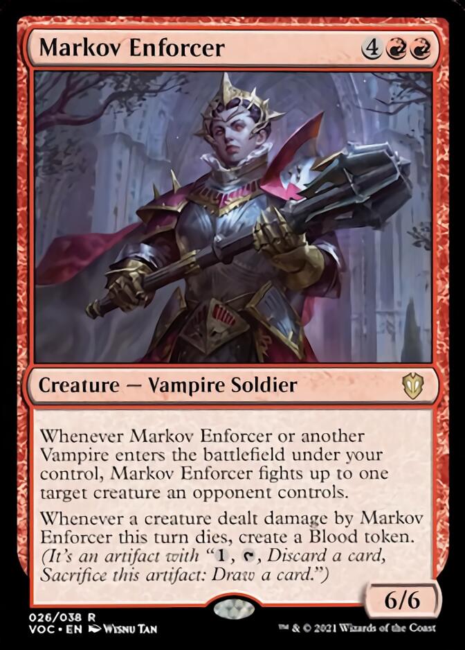 Markov Enforcer [Innistrad: Crimson Vow Commander] | Jack's On Queen