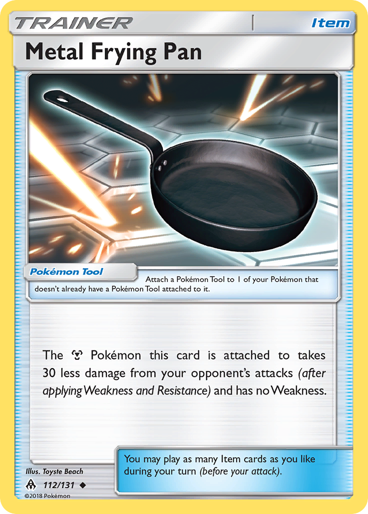 Metal Frying Pan (112/131) [Sun & Moon: Forbidden Light] | Jack's On Queen