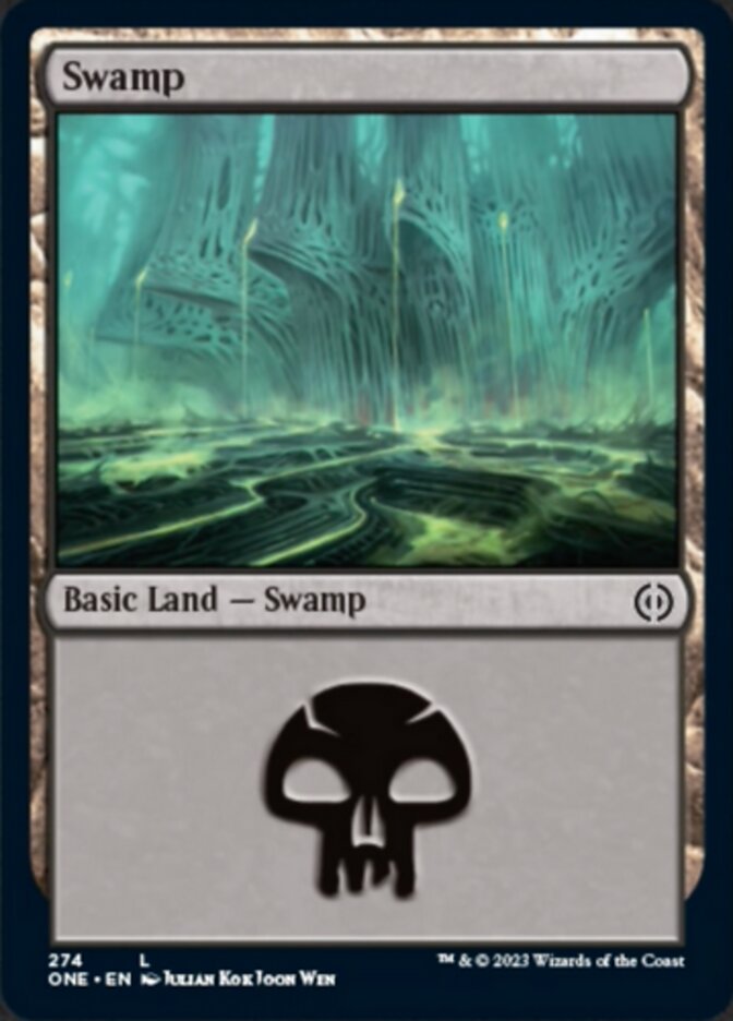 Swamp (274) [Phyrexia: All Will Be One] | Jack's On Queen
