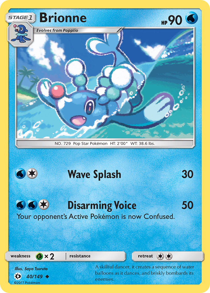 Brionne (40/149) [Sun & Moon: Base Set] | Jack's On Queen