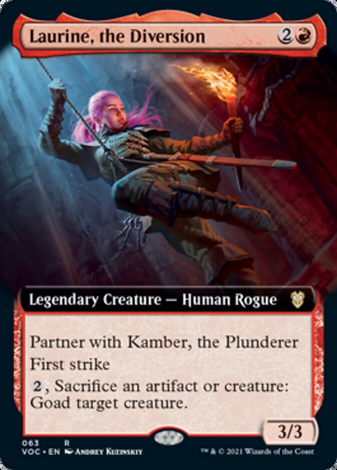Laurine, the Diversion (Extended) [Innistrad: Crimson Vow Commander] | Jack's On Queen