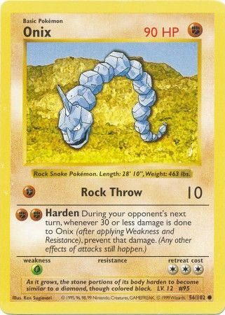 Onix (56/102) [Base Set Shadowless Unlimited] | Jack's On Queen