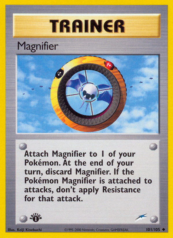 Magnifier (101/105) [Neo Destiny 1st Edition] | Jack's On Queen