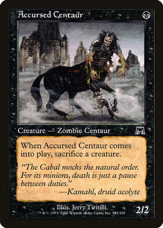 Accursed Centaur [Onslaught] | Jack's On Queen