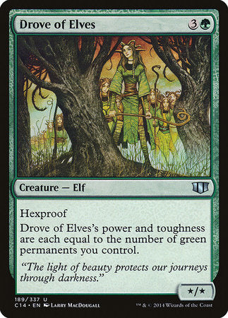 Drove of Elves [Commander 2014] | Jack's On Queen