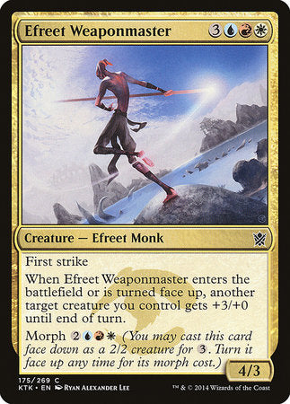 Efreet Weaponmaster [Khans of Tarkir] | Jack's On Queen