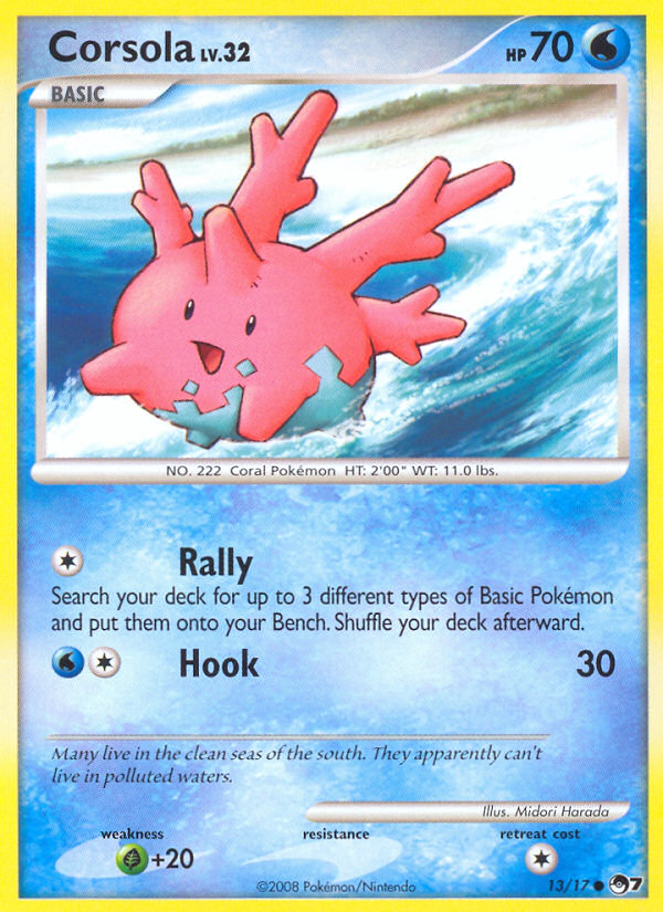 Corsola (13/17) [POP Series 7] | Jack's On Queen