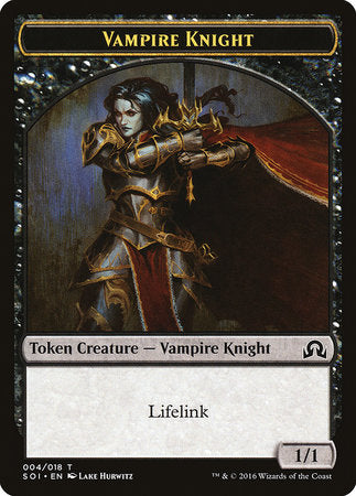 Vampire Knight Token [Shadows over Innistrad Tokens] | Jack's On Queen