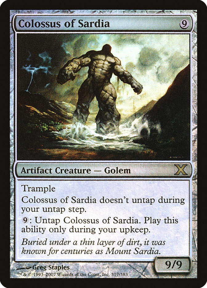 Colossus of Sardia (Premium Foil) [Tenth Edition] | Jack's On Queen