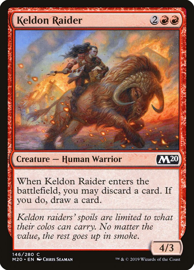 Keldon Raider [Core Set 2020] | Jack's On Queen