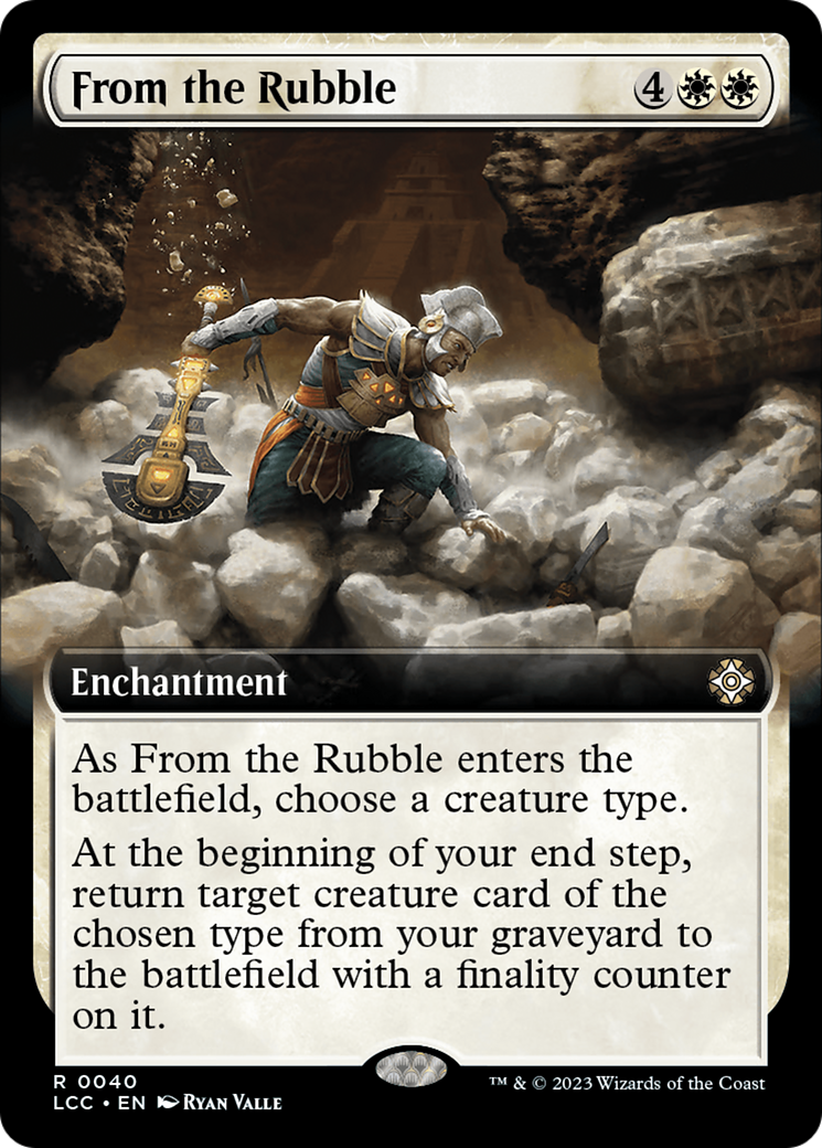 From the Rubble (Extended Art) [The Lost Caverns of Ixalan Commander] | Jack's On Queen
