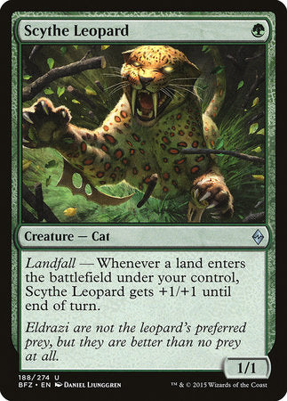 Scythe Leopard [Battle for Zendikar] | Jack's On Queen
