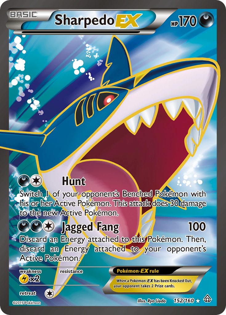 Sharpedo EX (152/160) [XY: Primal Clash] | Jack's On Queen