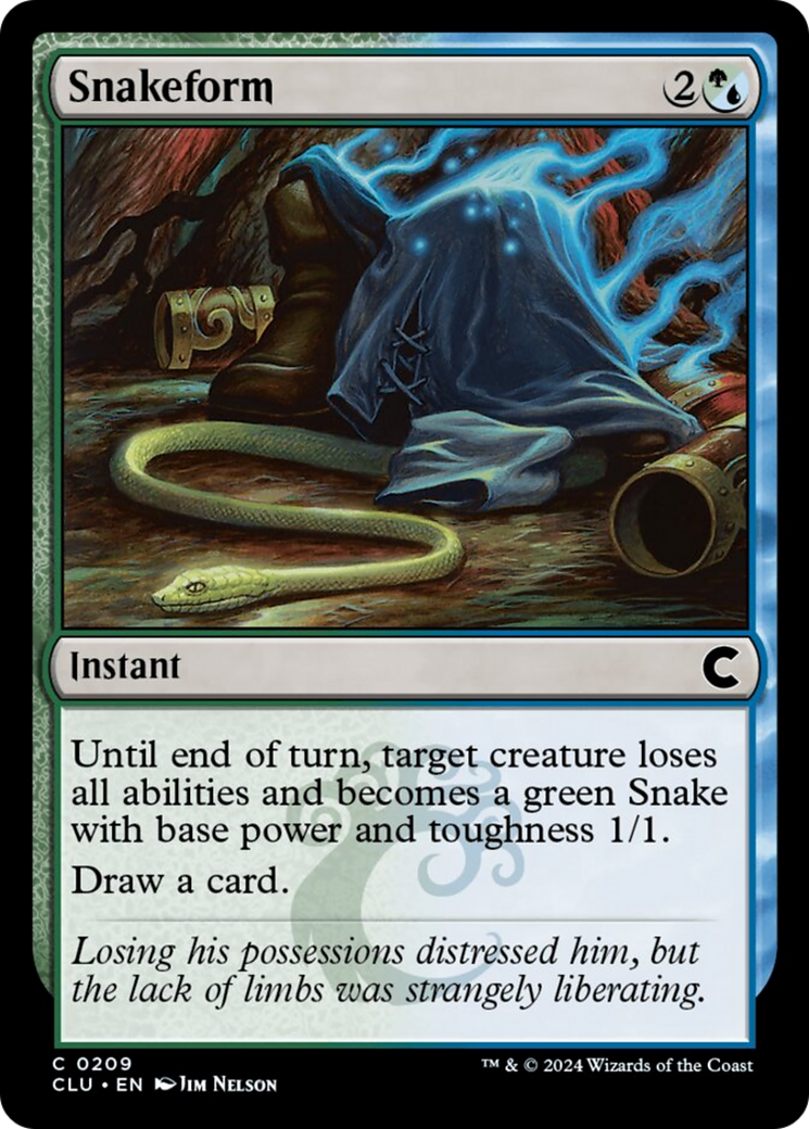 Snakeform [Ravnica: Clue Edition] | Jack's On Queen