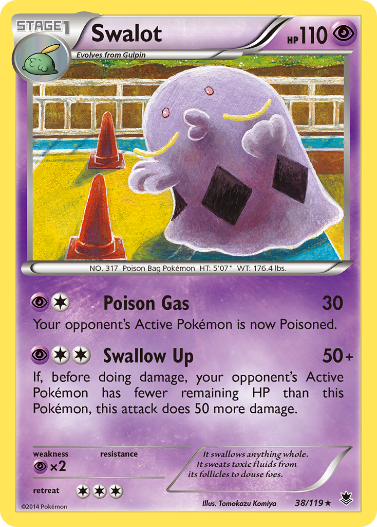 Swalot (38/119) [XY: Phantom Forces] | Jack's On Queen