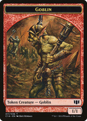 Goblin // Goat Double-sided Token [Commander 2014 Tokens] | Jack's On Queen